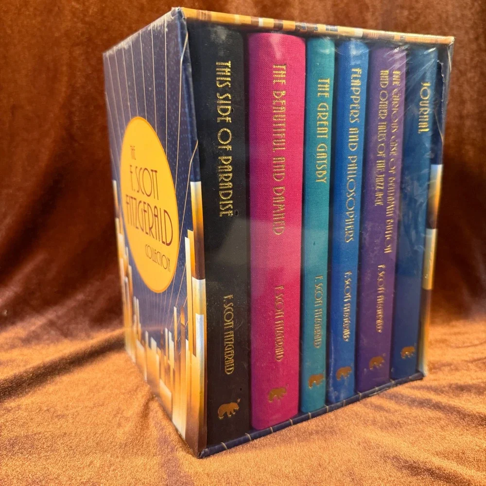 F. Scott Fitzgerald Collection 6 Book Box Set Great Gatsby‎ New Sealed Hardcover